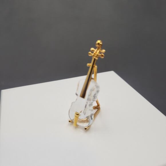Swarovski Violin With Stand Crystal Memories Figurine Vintage Retired - Picture 7 of 13
